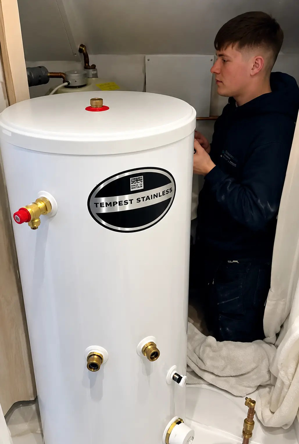 Tempest Stainless - Hot water installation in Mansfield