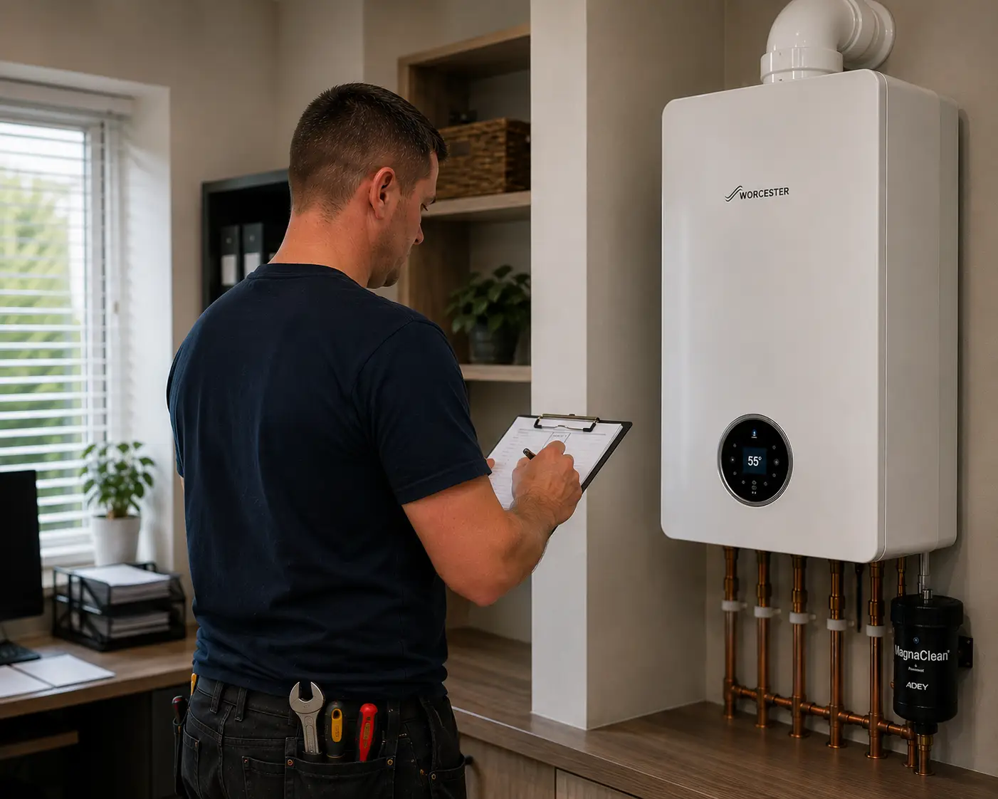 Boiler installation in Mansfield check list